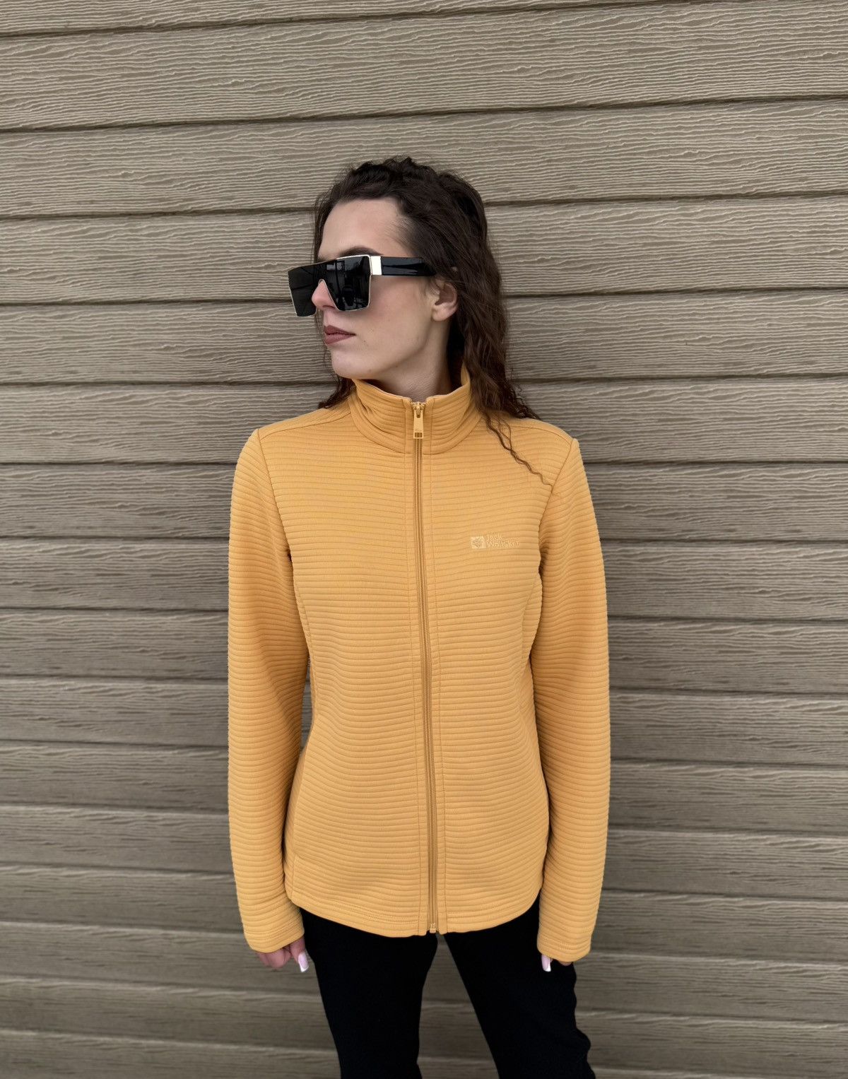 Jack Wolfskin Jack Wolfskin Modesto Fleece Jacket Womens M Orange Outdoor Size M / US 6-8 / IT 42-44 - 1 Thumbnail