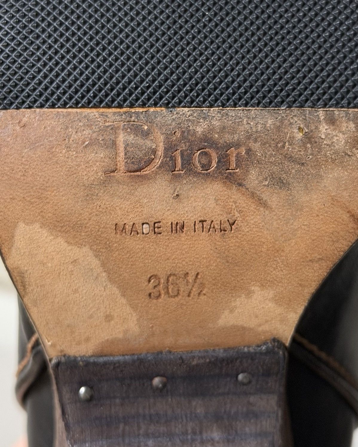 Dior CHRISTIAN DIOR Fall Winter 2006 Leather Western Cowboy Boots Size US 6.5 / IT 36.5 - 8 Thumbnail