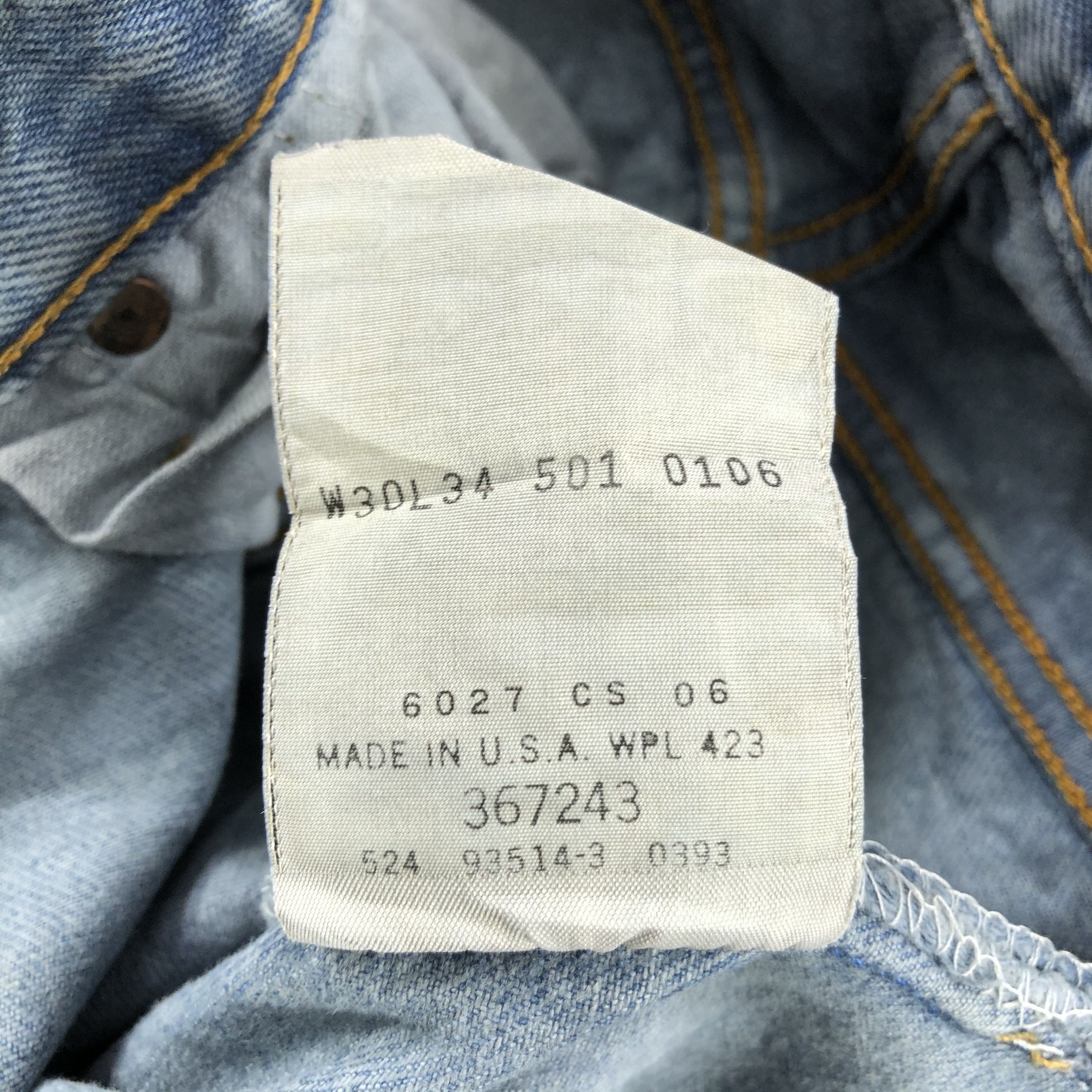 Levi's Vintage 90s Levis 501 Bleached Jeans-JM2186 Size US 29 - 13 Thumbnail