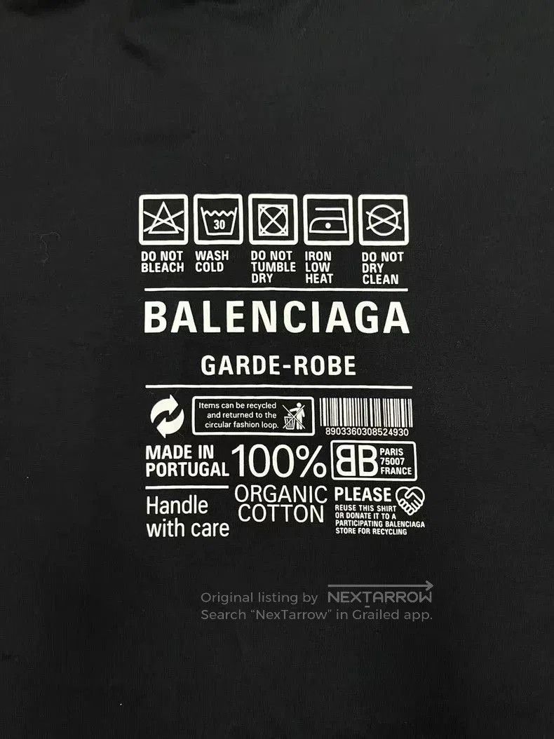 Balenciaga Balenciaga Logo Graphic Short Sleeve T. Size US S / EU 44-46 / 1 - 3 Thumbnail