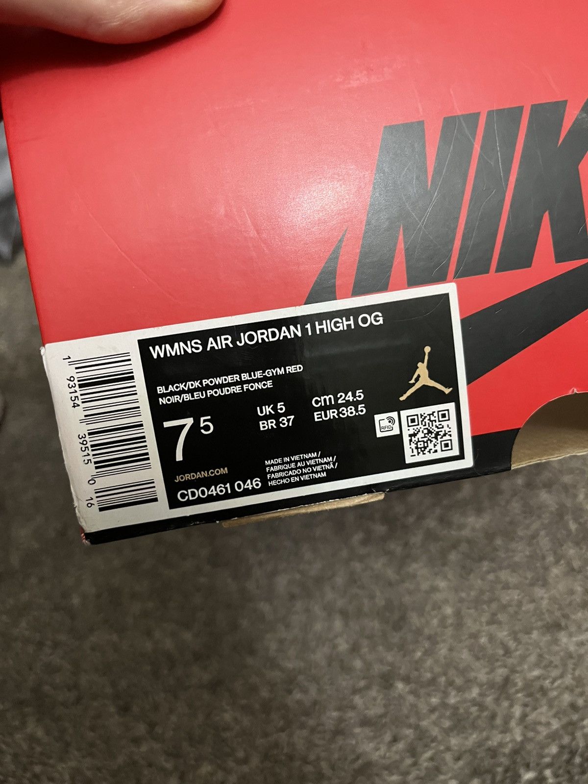 Jordan Brand Jordan 1 NC to Chi Size US 7.5 / IT 37.5 - 2 Thumbnail