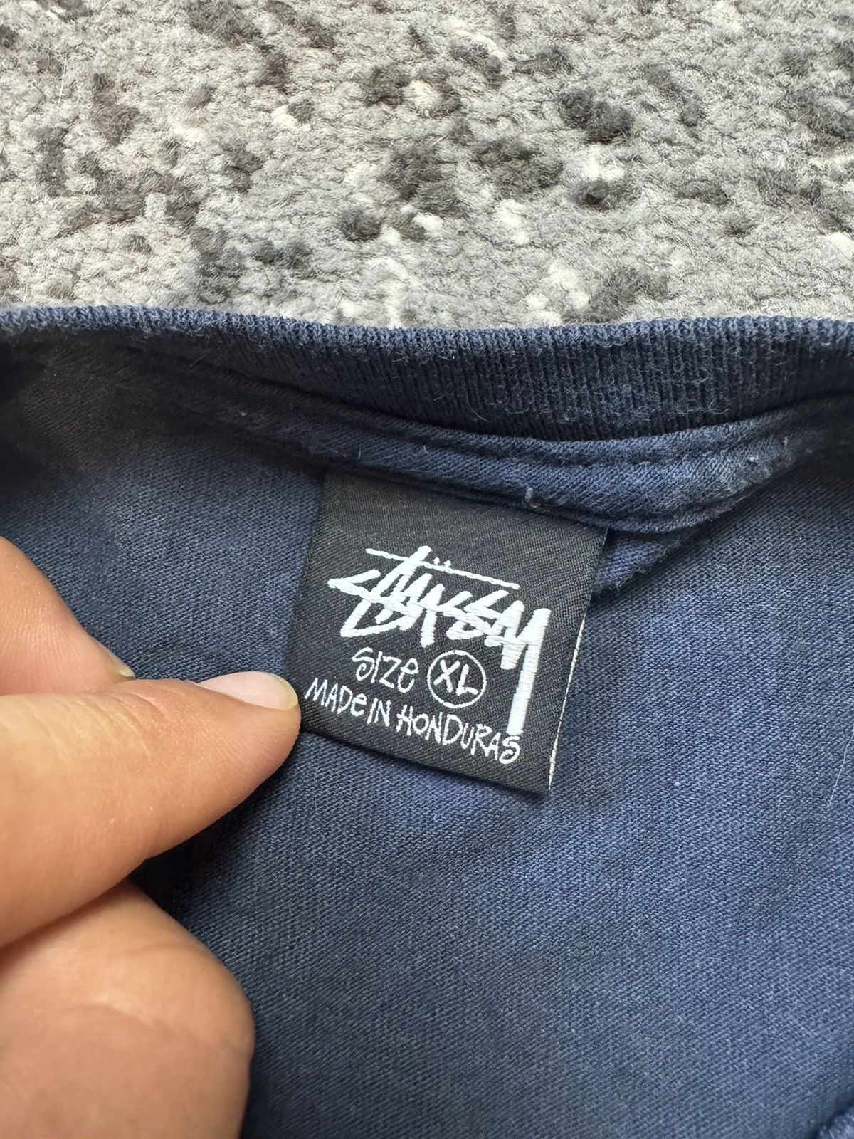 Japanese Brand × Stussy × Vintage Vintage Y2K Stussy Big Logo T Shirt Size US XL / EU 56 / 4 - 4 Thumbnail