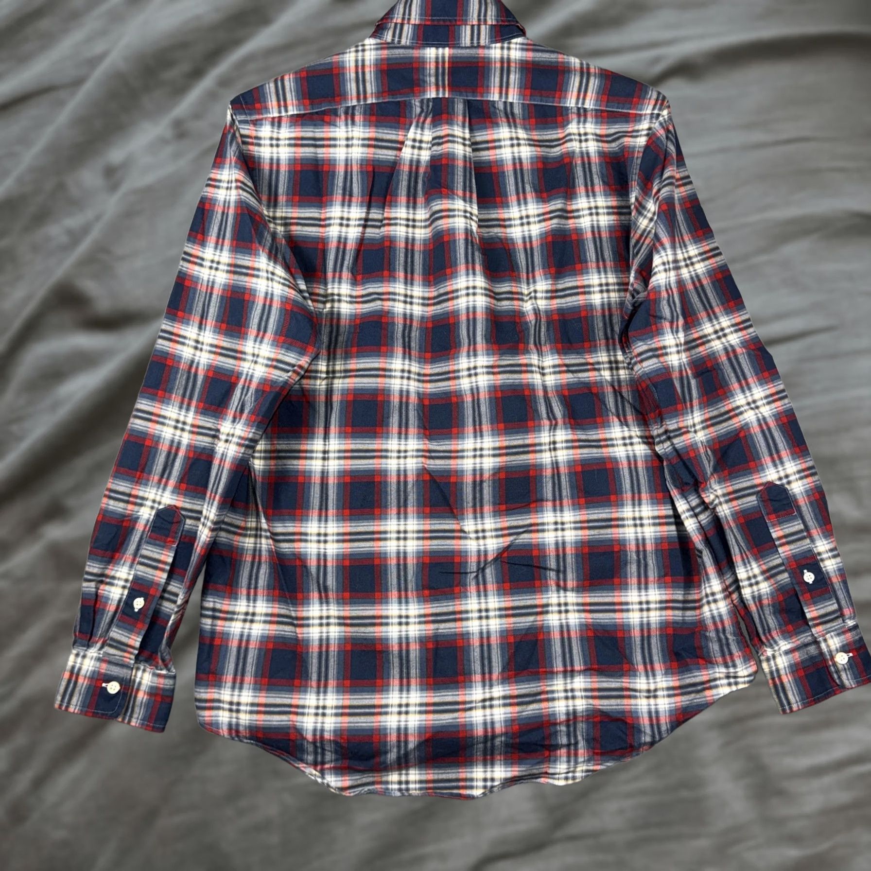 Ralph Lauren Ralph Lauren Shirt Mens M Blue Plaid Cotton Button Front Long Sleeve Casual Size US M / EU 48-50 / 2 - 1 Thumbnail