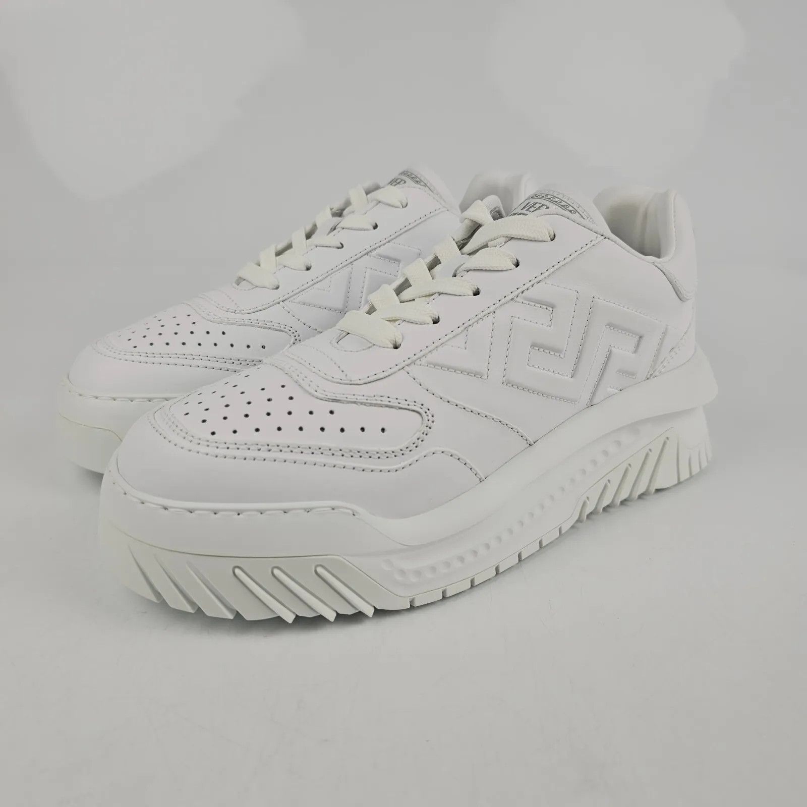 Versace Versace Greca Odissea White Sneakers New Size US 13 / EU 46 - 1 Thumbnail