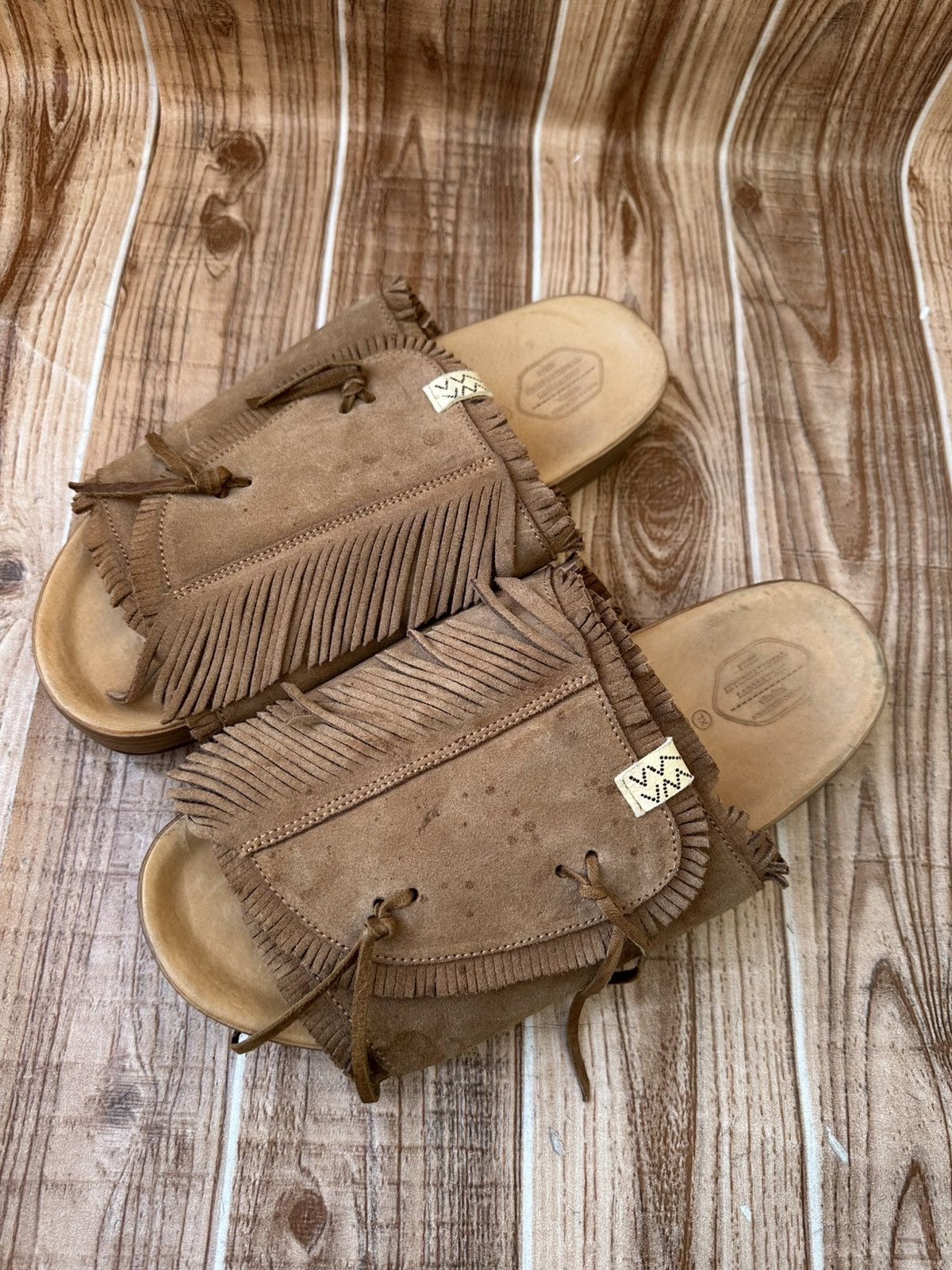 Visvim Visvim Christo Shaman Slides Brown XL Size US 12 / EU 45 - 3 Thumbnail
