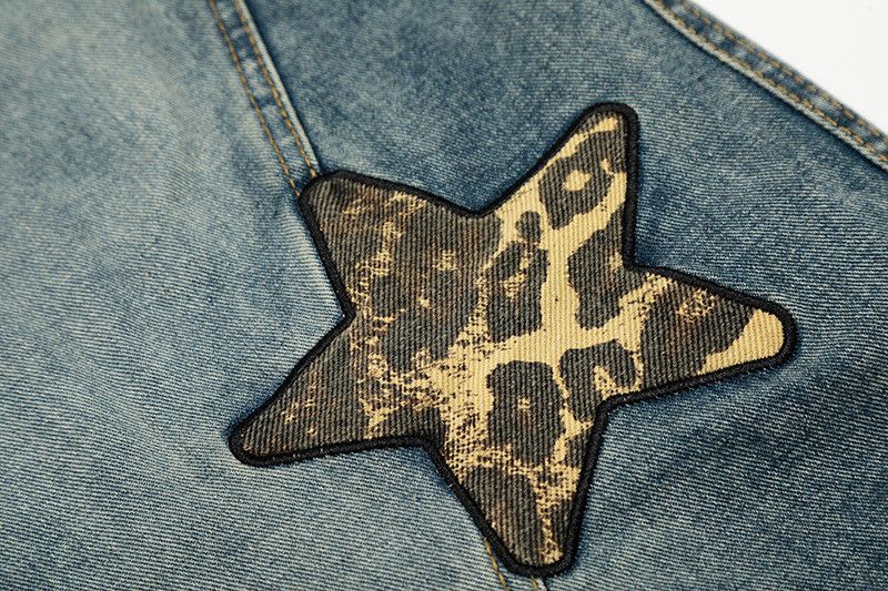 Jean American Vintage Star-Patch Jeans Size US 32 / EU 48 - 4 Thumbnail