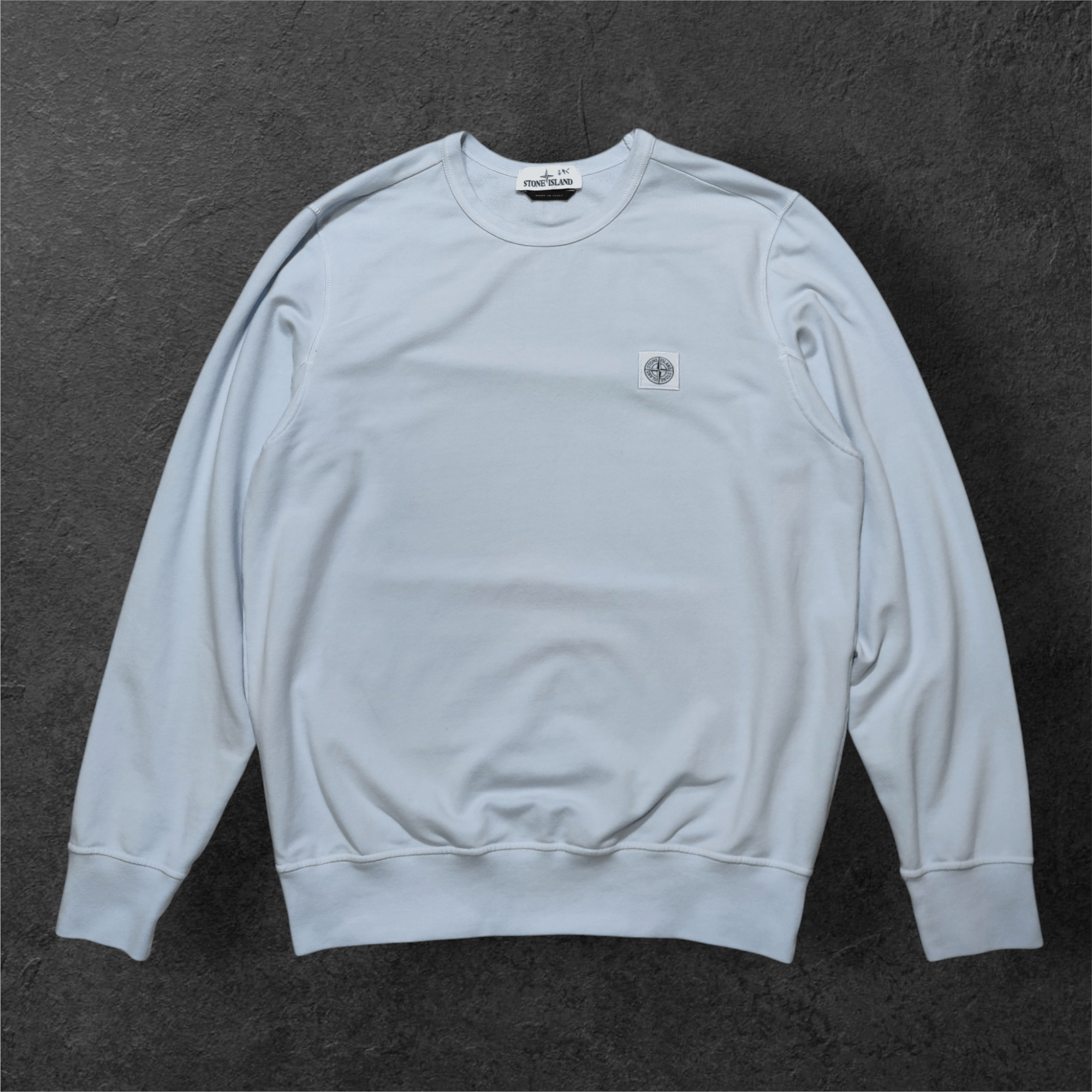 Stone Island Stone Island Patch Program Light Blue Crewneck Sweatshirt Size US L / EU 52-54 / 3 - 1 Thumbnail