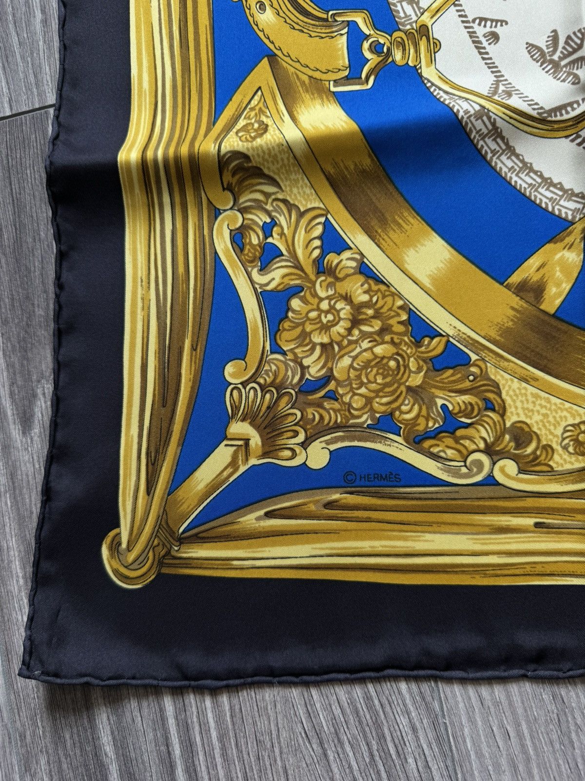 Hermes Hermès Etriers silk scarf by Françoise de la Perrière 1964y Size ONE SIZE - 11 Thumbnail