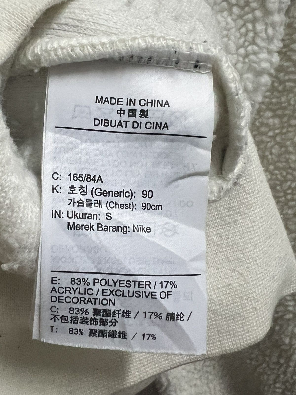 Nike Nike Sb sweatshirt hoodie white fleece Size US S / EU 44-46 / 1 - 9 Thumbnail