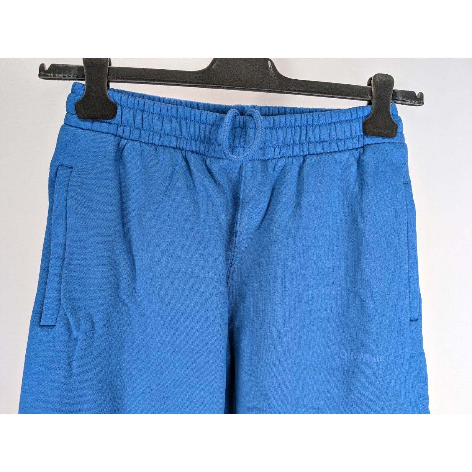 Off-White o1rshd1 Diag Tab Shorten Sweatpant & Jogger in Peacock Size US 30 / EU 46 - 8 Thumbnail