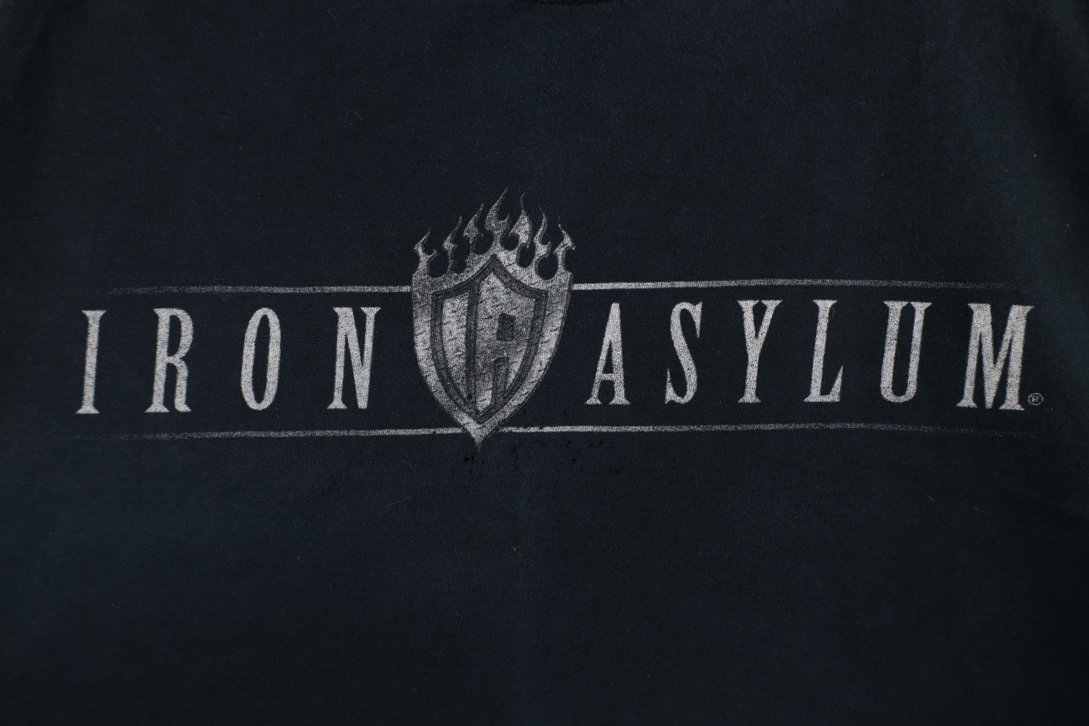 Vintage Vintage Streetwear Asylum Fire Flames Monster Gym T-Shirt Size US XXL / EU 58 / 5 - 4 Thumbnail
