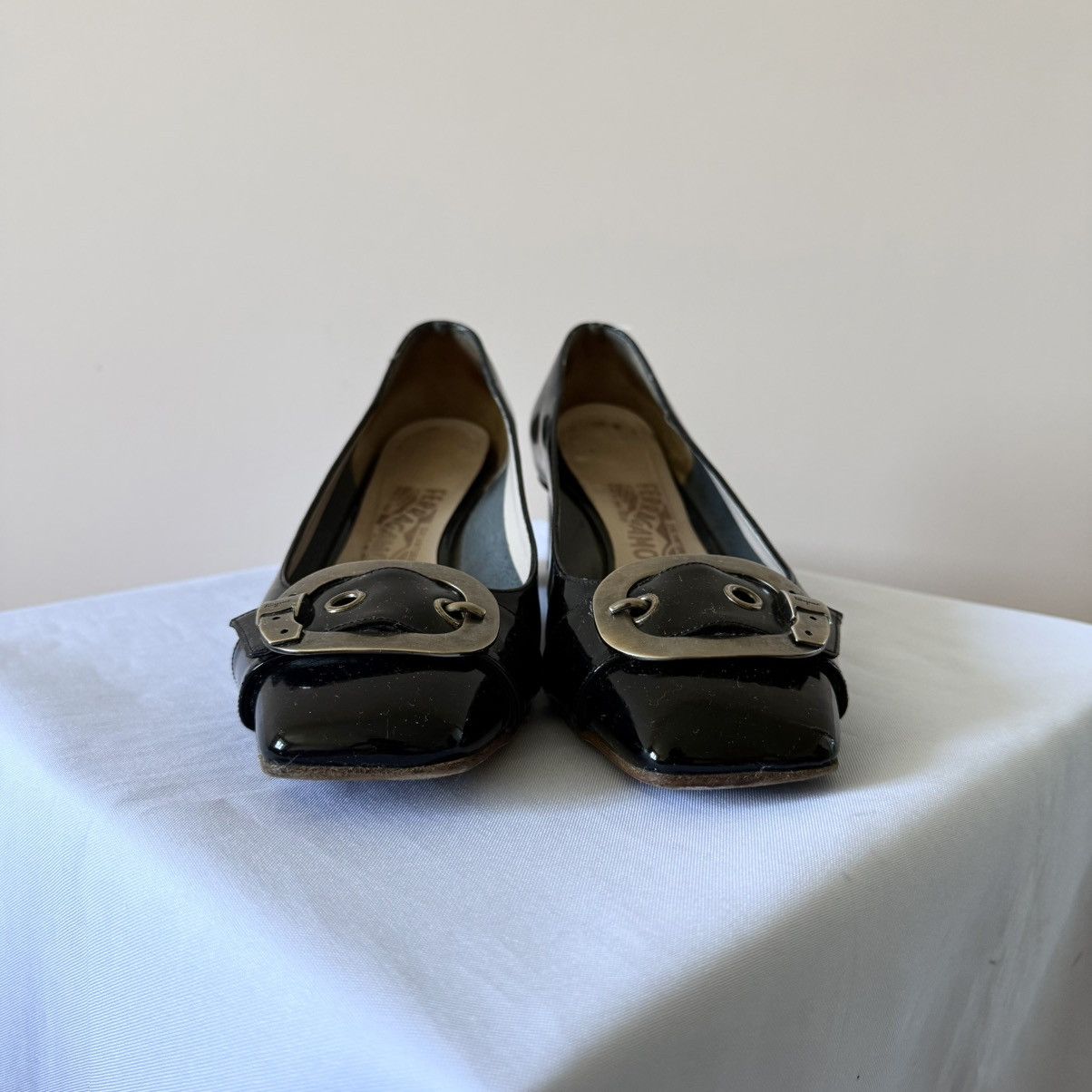 Salvatore Ferragamo RARE Salvatore Ferragamo Belt Heels Shoes Jil Sander Vibe Size US 9.5 / IT 39.5 - 2 Thumbnail