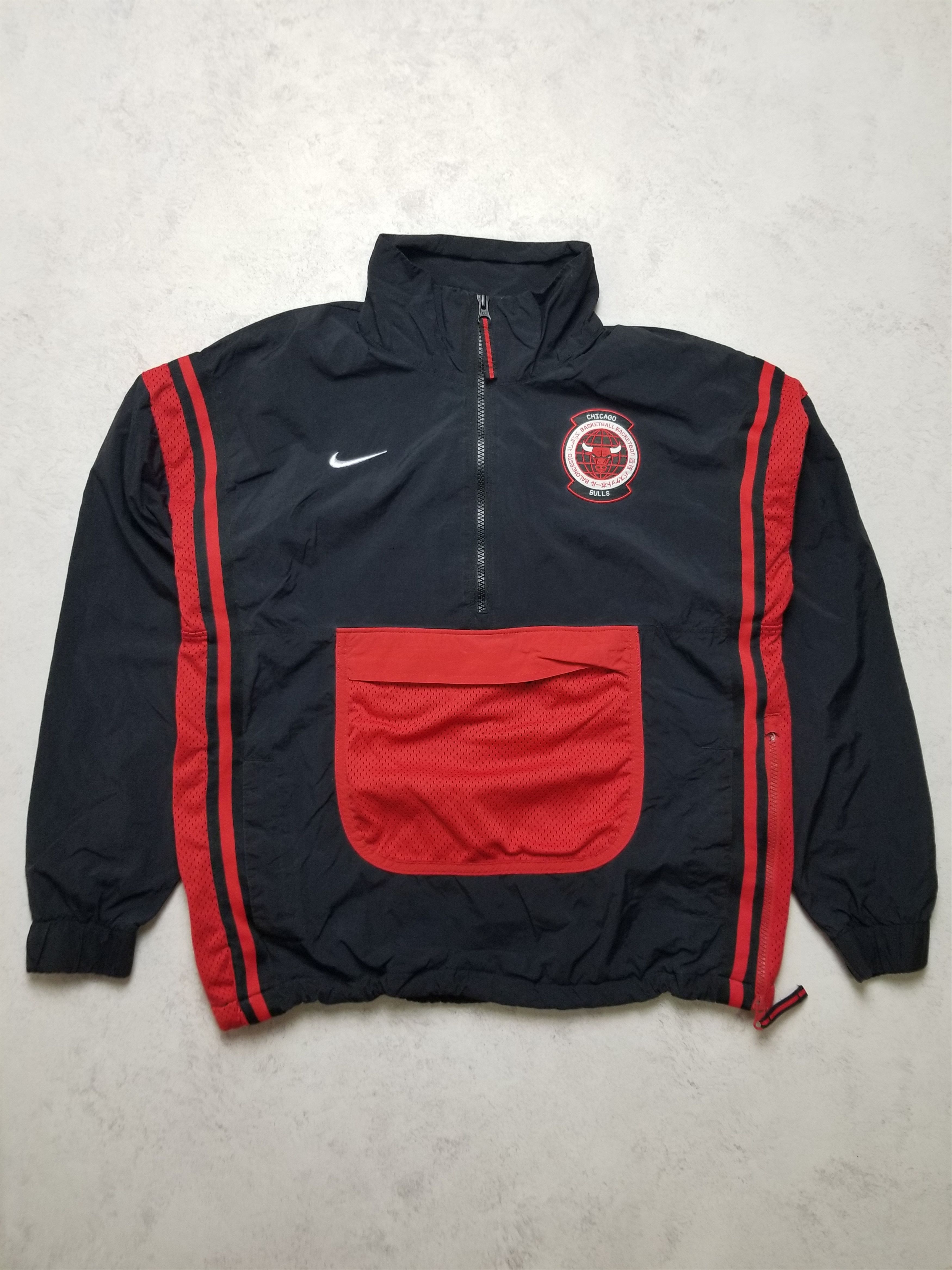 Nike NIKE NBA CHICAGO BULLS WOMEN'S TRACKJACKET ANORAK 1/2 ZIP Size S / US 4 / IT 40 - 1 Thumbnail