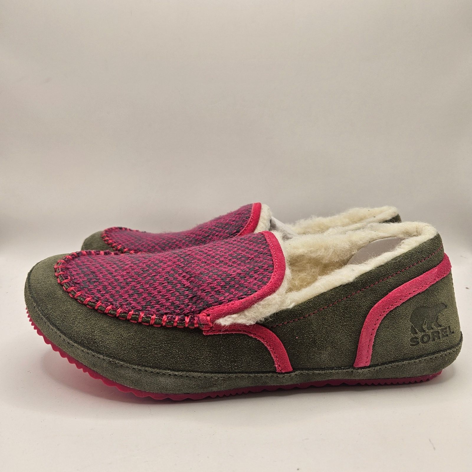 SOREL SOREL WOMEN'S 7 TREMBLANT II MOCASSIN SLIPPERS STONE GREEN Size US 7 / IT 37 - 2 Thumbnail