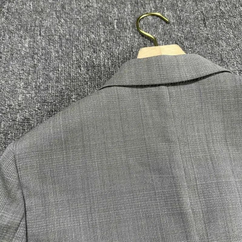Other Dior Gray Wool Plaid Long Sleeve Jacket . Size US S / EU 44-46 / 1 - 4 Thumbnail