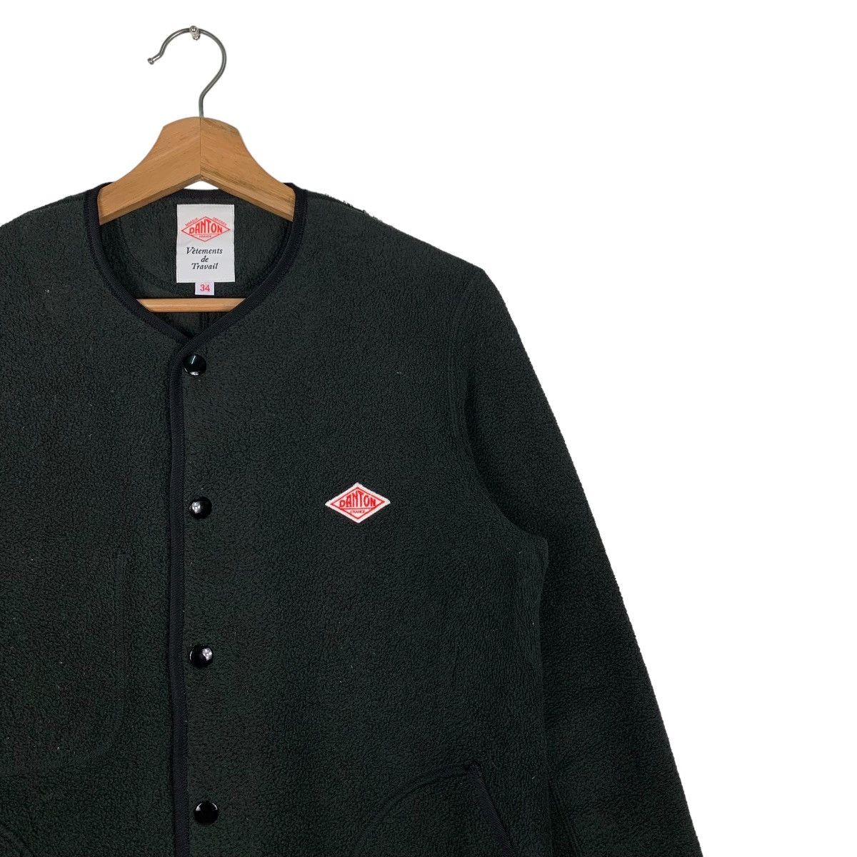 Danton DANTON Snap Button Fleece Jacket #0922-C41 Size US M / EU 48-50 / 2 - 5 Thumbnail