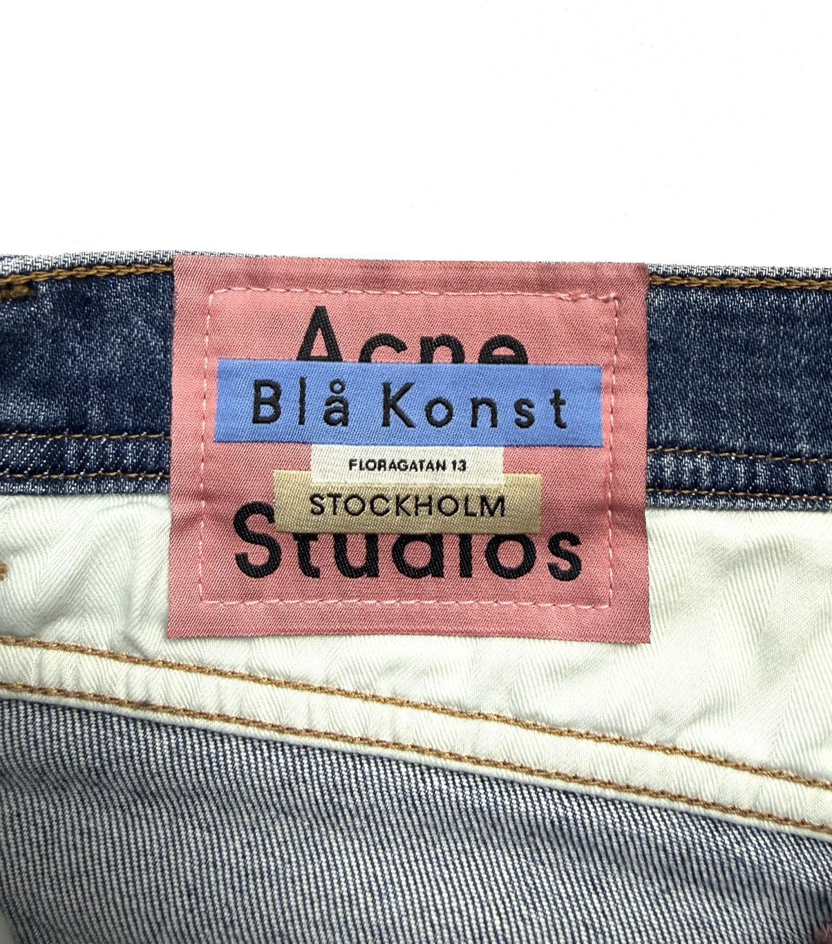 Acne Studios Acne Studios Slim Tapered Jeans North Mid Blue Denim Vintage Size US 33 - 12 Thumbnail
