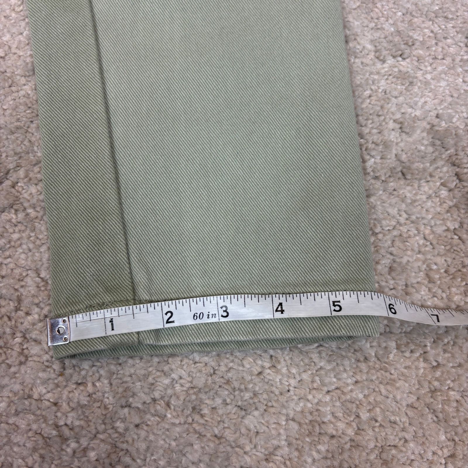 Alex Crane Alex Crane Canvas Cham Green Chino Pants Men's 28x29 Size US 28 / EU 44 - 9 Thumbnail