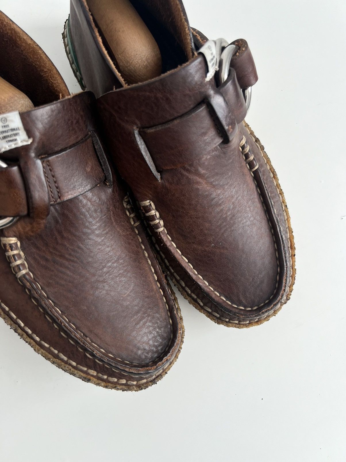Visvim 🔥Visvim Skynyrd Double Ring Leather Folk Moc Boots Size US 8.5 / EU 41-42 - 7 Thumbnail