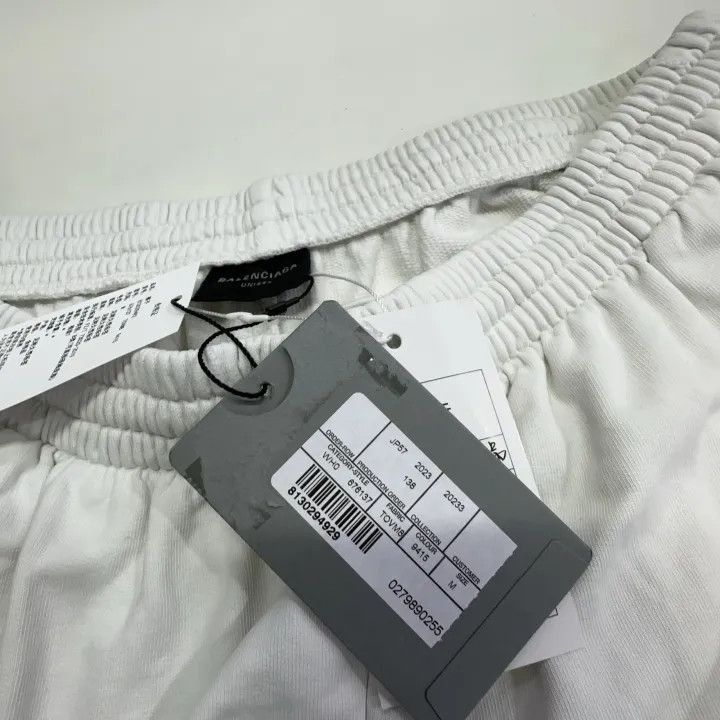Balenciaga Balenciaga Men's Casual White Shorts 0079-2507 Size US 27 - 6 Thumbnail
