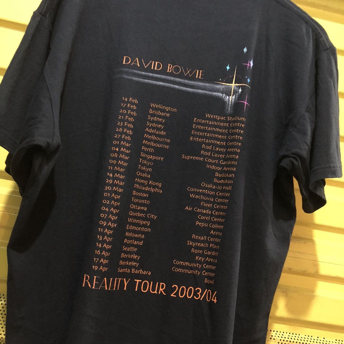 Band Tees David Bowie tour tee Size US L / EU 52-54 / 3 - 5 Thumbnail