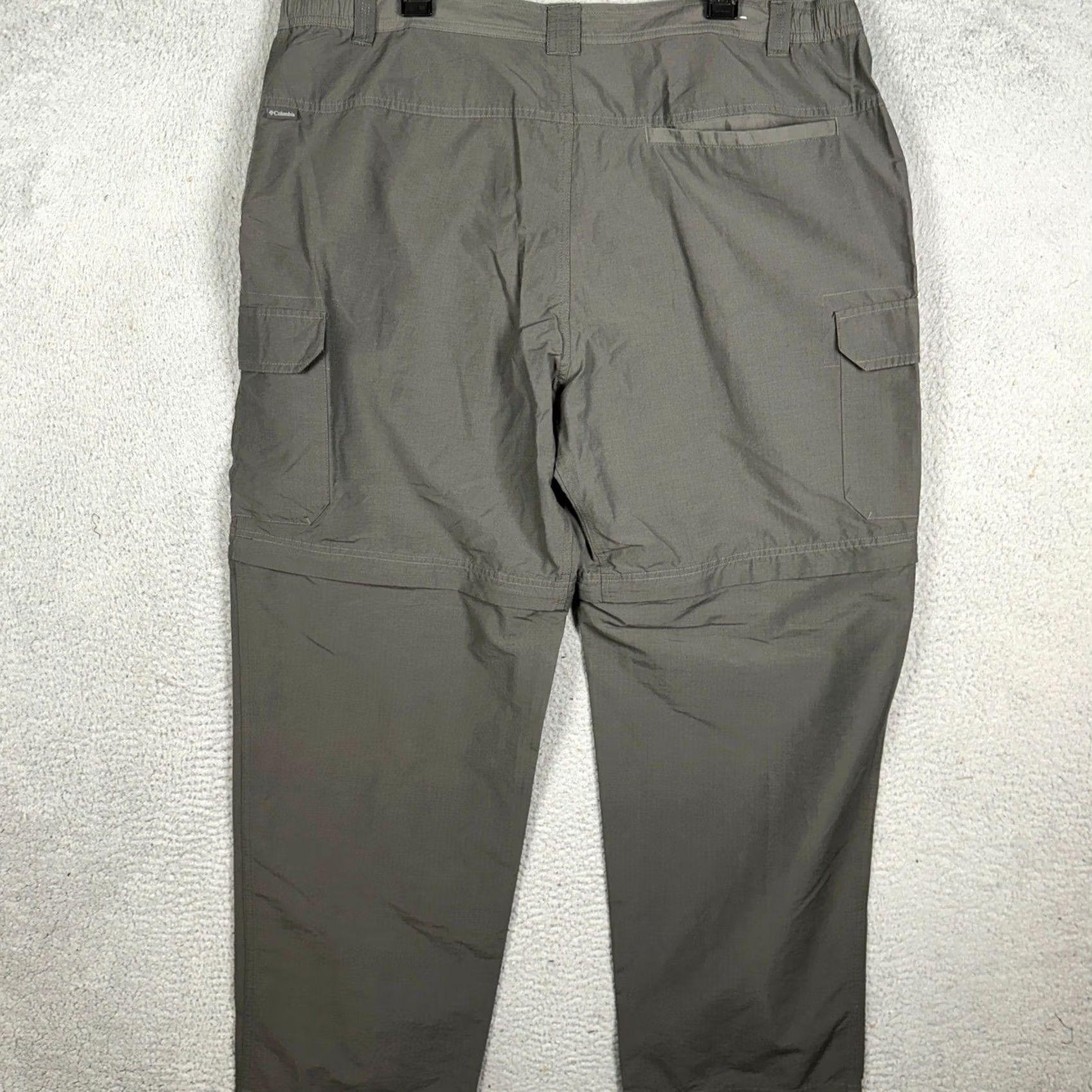 Vintage Columbia Pants Mens 2XL-32 Grey Convertible Zip Off Cargo Hiking Ripstop Outdoor Pants Size US 41 - 2 Thumbnail