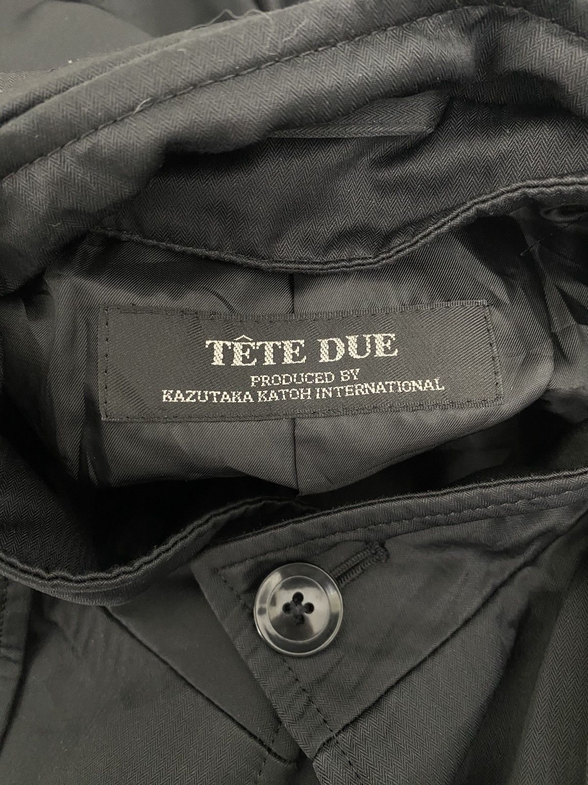 Japanese Brand Tete due by Kazutaka Katoh nylon Trench Coat Size US L / EU 52-54 / 3 - 8 Thumbnail