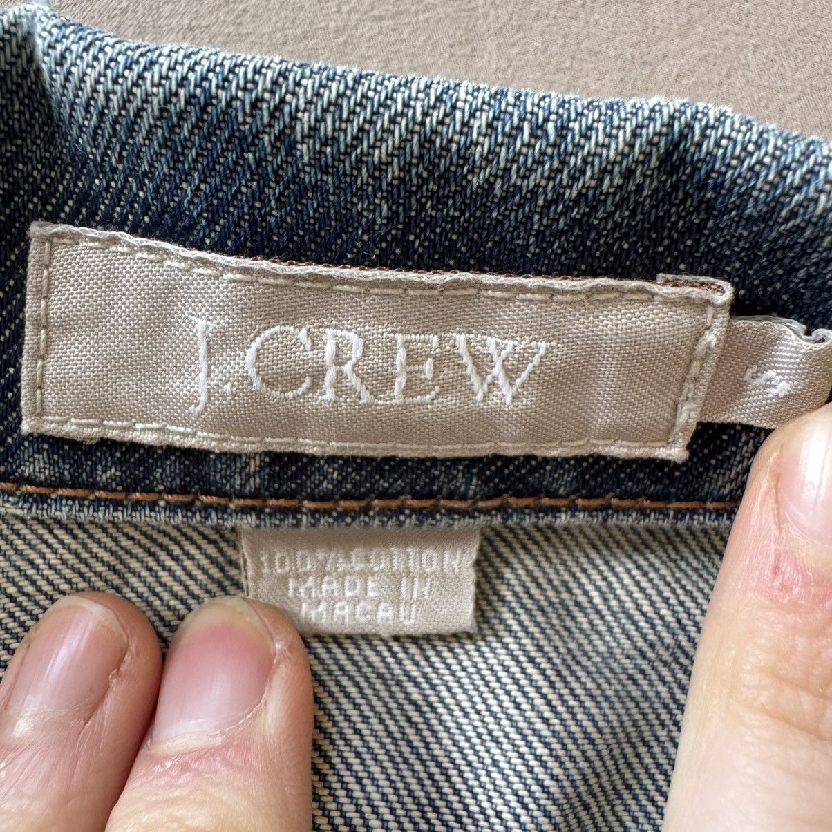 J.Crew J.Crew Classic Distressed Denim Jacket Size US S / EU 44-46 / 1 - 6 Thumbnail