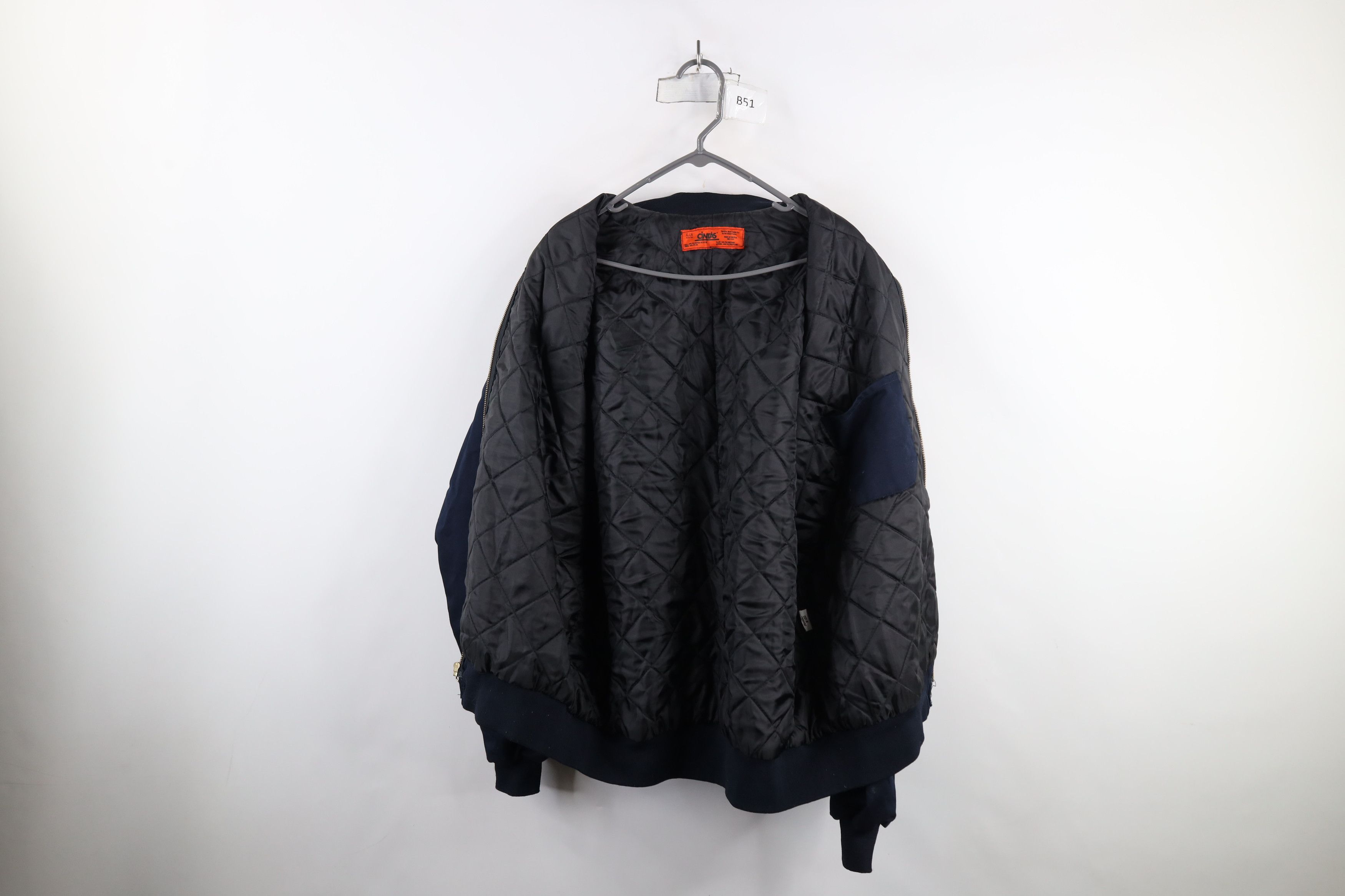 Vintage Vintage 90s Streetwear Mechanic Workwear Bomber Jacket Size US XL / EU 56 / 4 - 9 Thumbnail