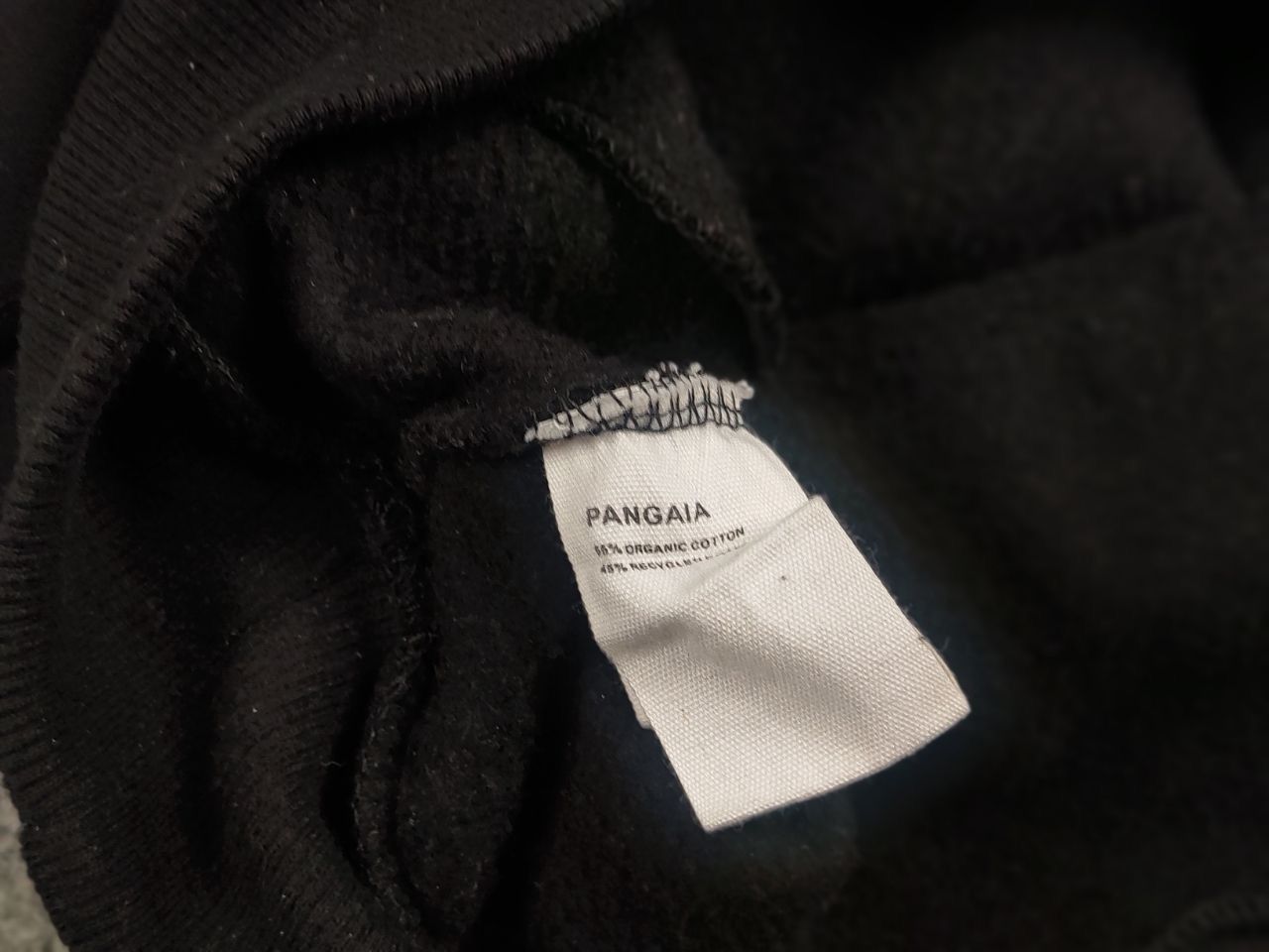 Pangaia Pangaia Design Organic Oversize Unisex Black Logo Hoodie Size US XS / EU 42 / 0 - 16 Thumbnail