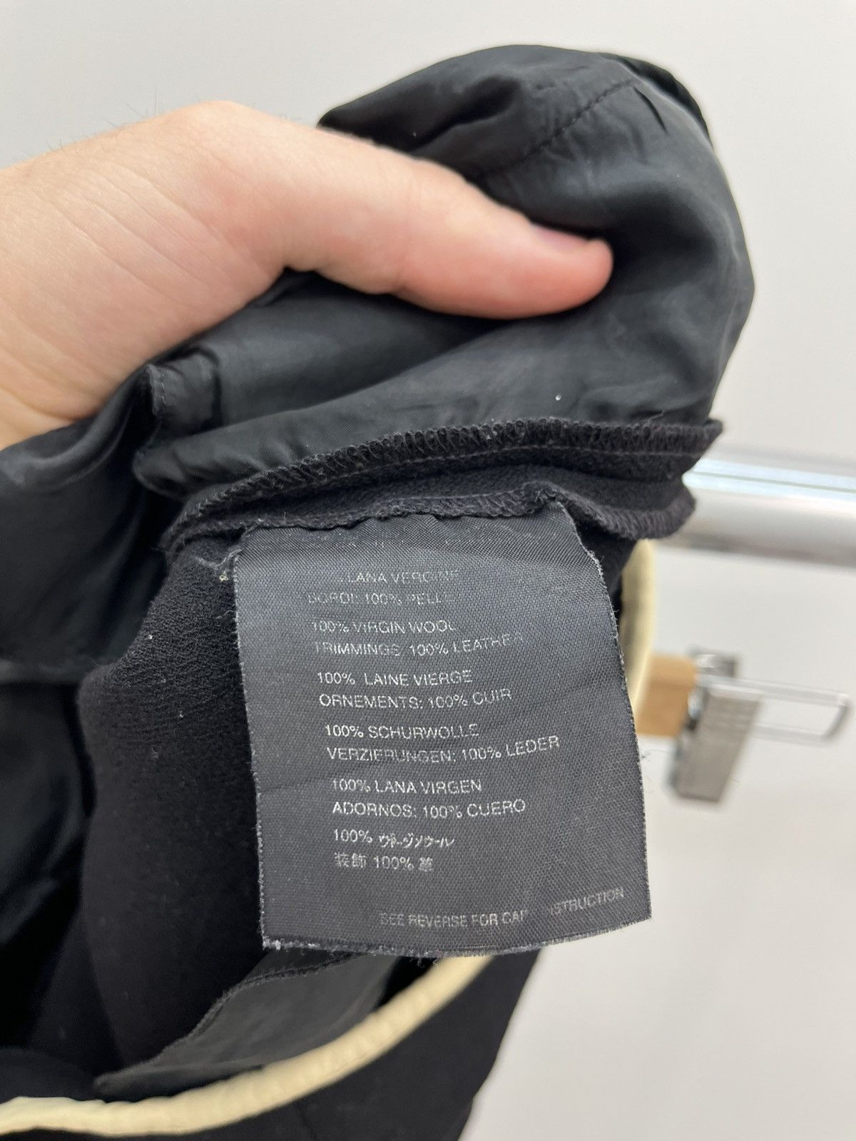 Prada Prada Wool Leather Pants Size 30" / US 8 / IT 44 - 5 Thumbnail