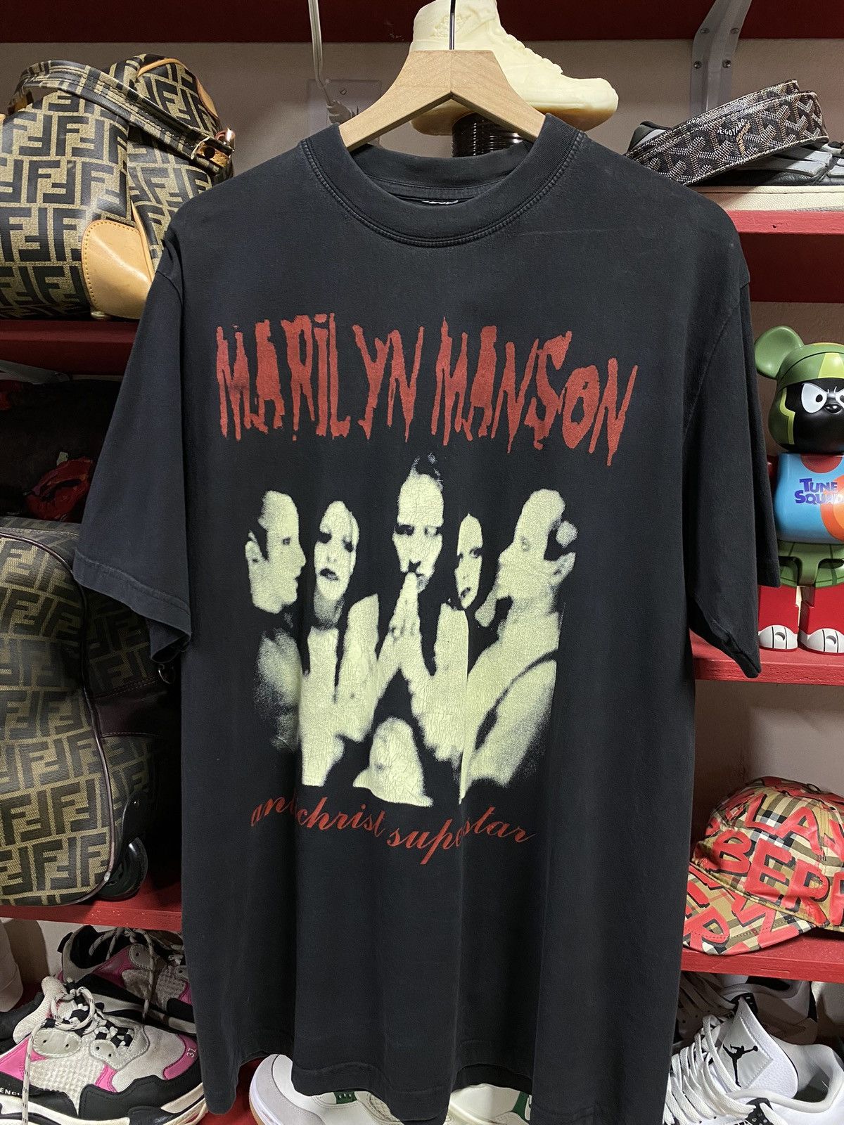 Vintage 90's Marilyn Manson Band Tee Shirt Large