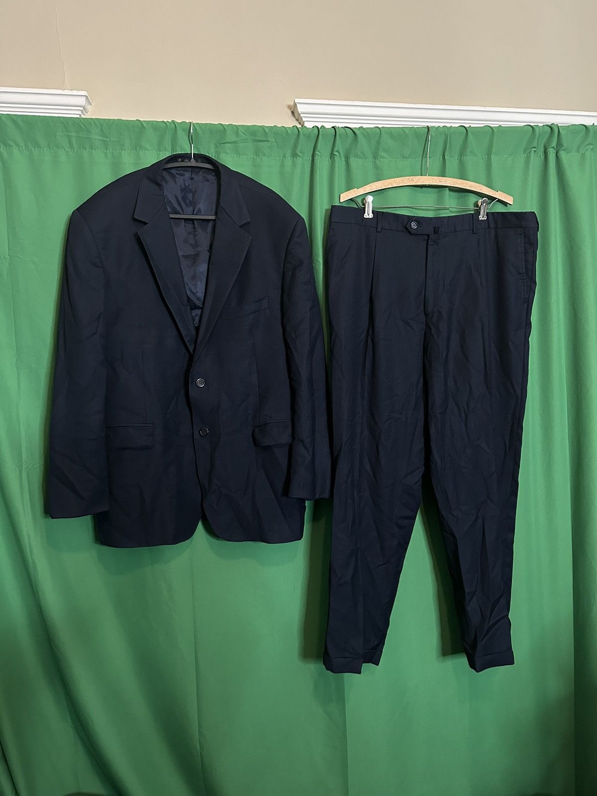 Other JOSEPH BACH knit Super 150s Australian wool 2pc suit Size 46R - 1 Thumbnail