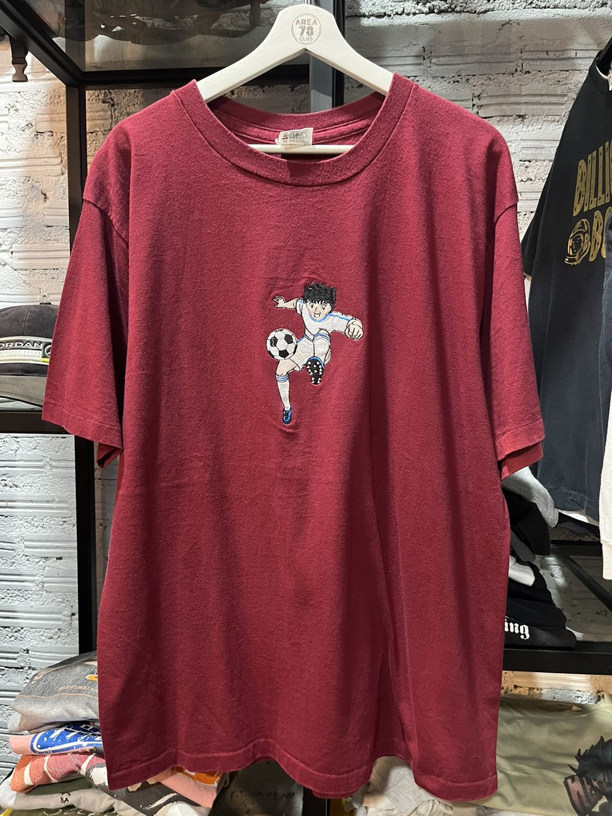 Vintage Captain Tsubasa Yoichi Takahashi Manga Tee 90s Size US XL / EU 56 / 4 - 1 Thumbnail