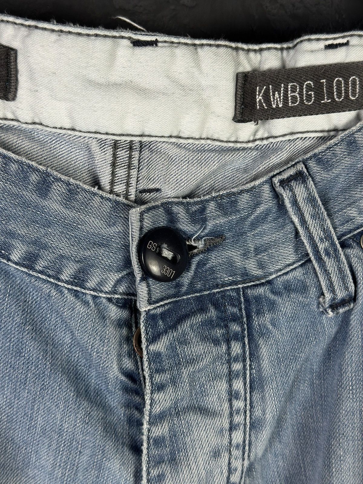 G-Star × Japanese Brand Vintage pants G Star Raw y2k dDenim Flared Baggy Japan Style Size US 34 / EU 50 - 8 Thumbnail