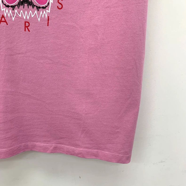 Kenzo KENZO Pink tiger printed cotton round neck short sleeve T- Size XL / US 12-14 / IT 48-50 - 4 Thumbnail
