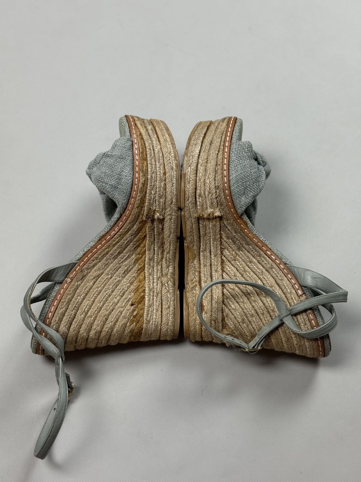 Ralph Lauren Purple Label Ralph Lauren Purple Fistina Espadrille Wedge Sandals Shoes Size US 9.5 / IT 39.5 - 22 Thumbnail