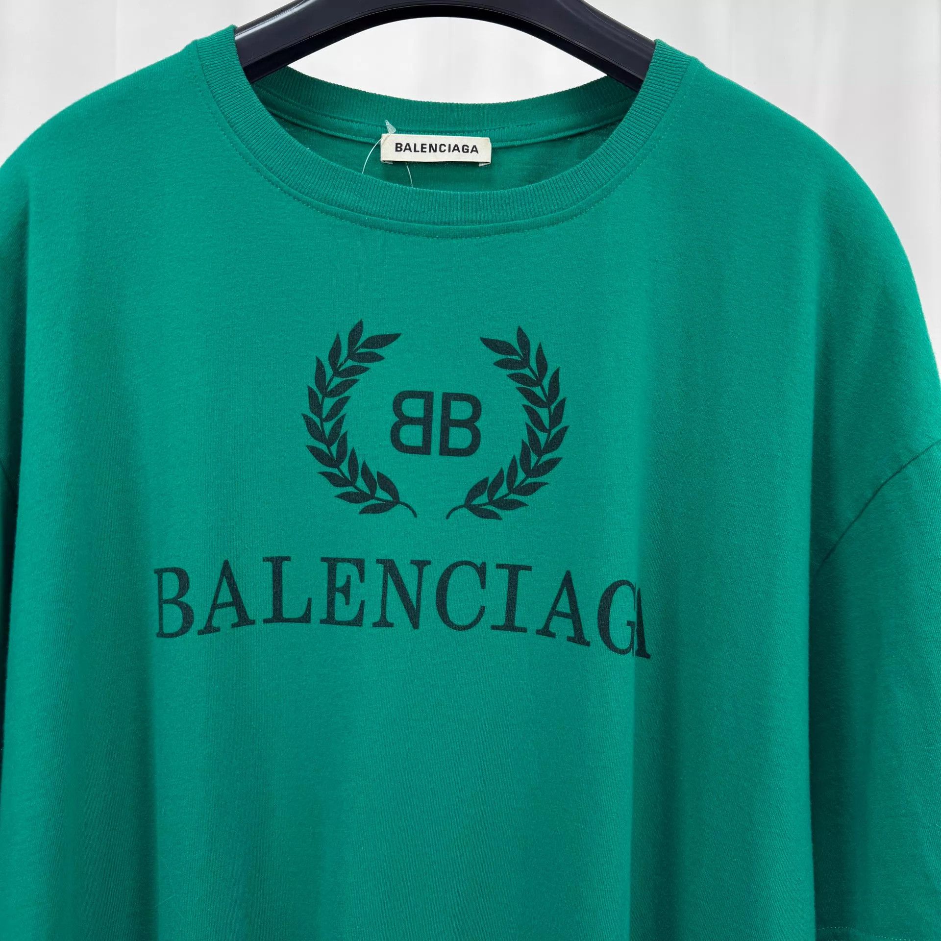 Balenciaga Balenciaga Wheat Ear Logo Short Sleeve XS 98N 4900 Size US XS / EU 42 / 0 - 3 Thumbnail