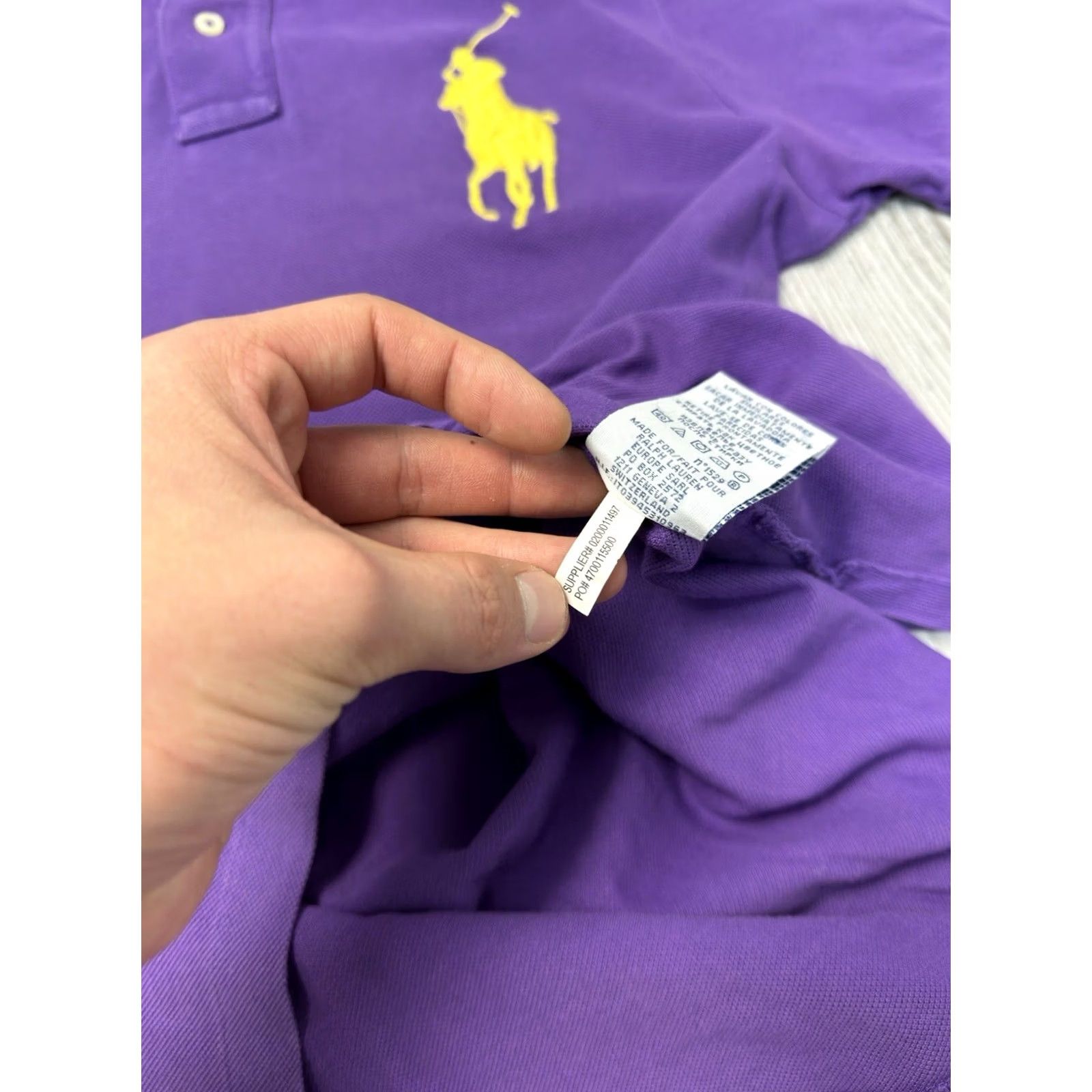 Ralph Lauren VINTAGE Polo Ralph Lauren Big Pony Polo Shirt M Purple Mens 90s Classic Streetwear USA Y2K Europe Size US M / EU 48-50 / 2 - 6 Thumbnail