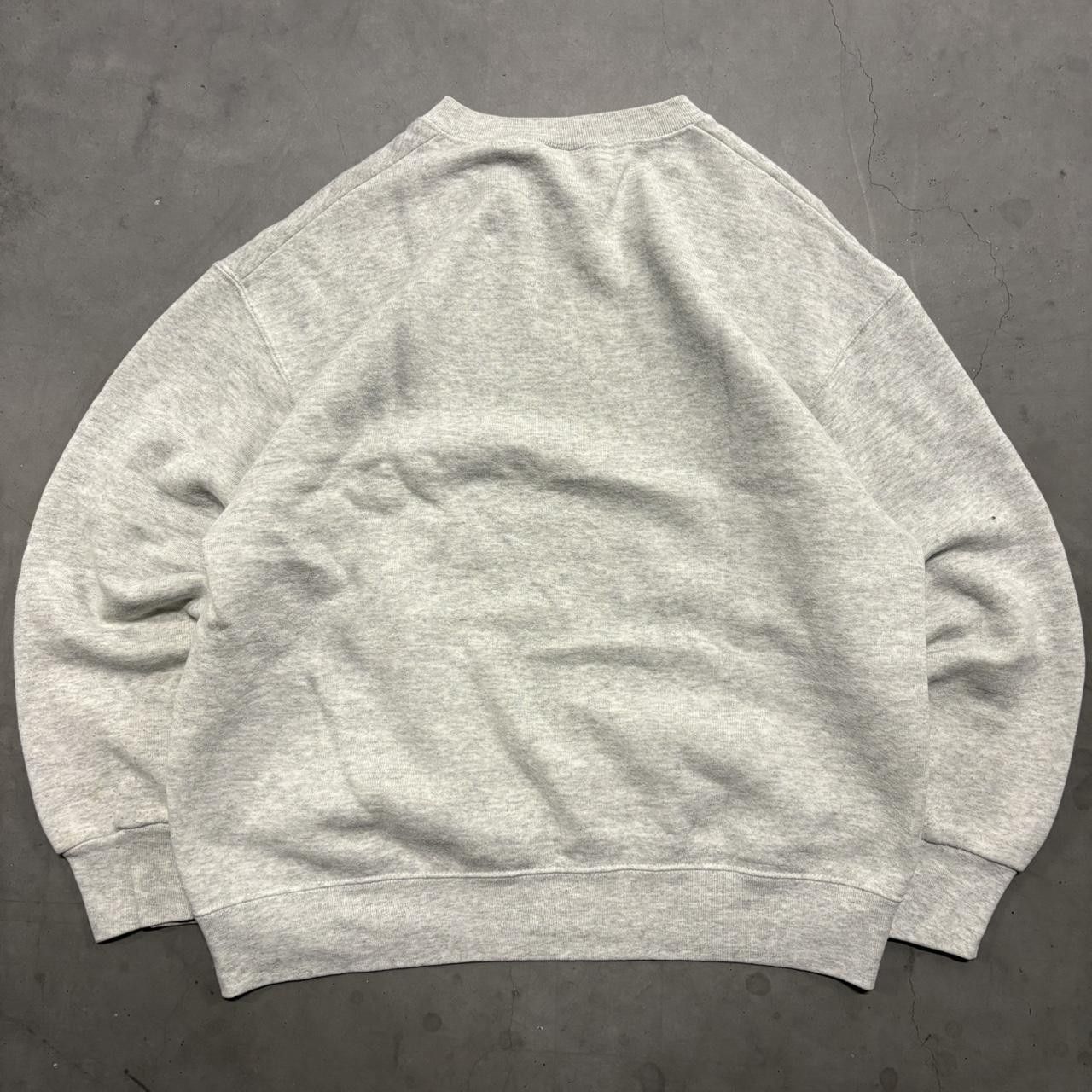 Vintage Vintage Y2K/2000s Blank Grey Streetwear Crewneck Sweatshirt! Size US L / EU 52-54 / 3 - 2 Thumbnail