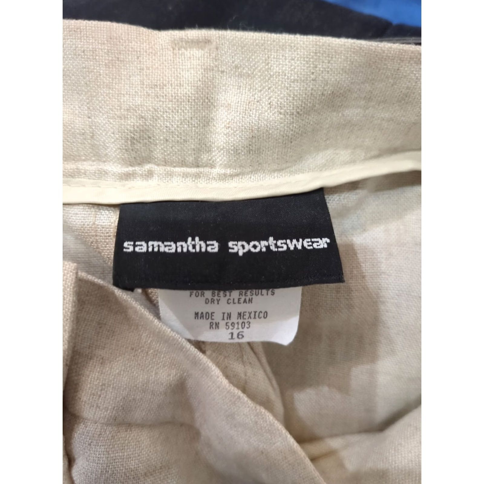 Vintage VINTAGE Samantha Sportswear Pants Shirt? (Note: Unable to determine a coherent optimized title within constraints.) Size 38" / US 16 / IT 52 - 6 Thumbnail