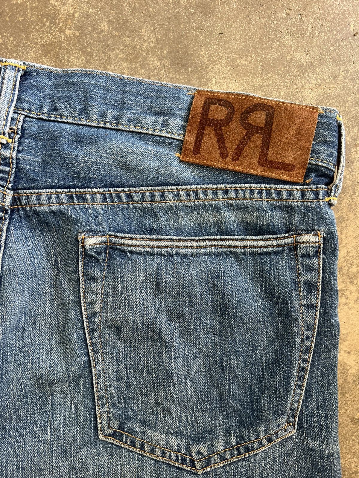 RRL Ralph Lauren Polo Raplh Lauren Double RRL Slim Selvedge Jeans Size US 33 - 23 Thumbnail