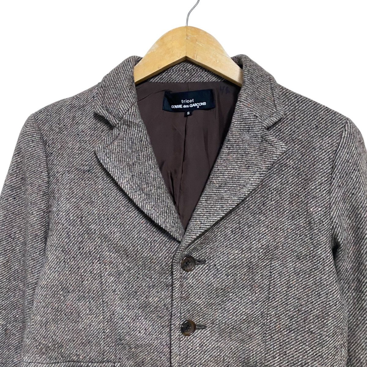 Tricot Comme des Garcons AD2005 Tricot Comme Des Garçons Wool Jacket Size S / US 4 / IT 40 - 3 Thumbnail