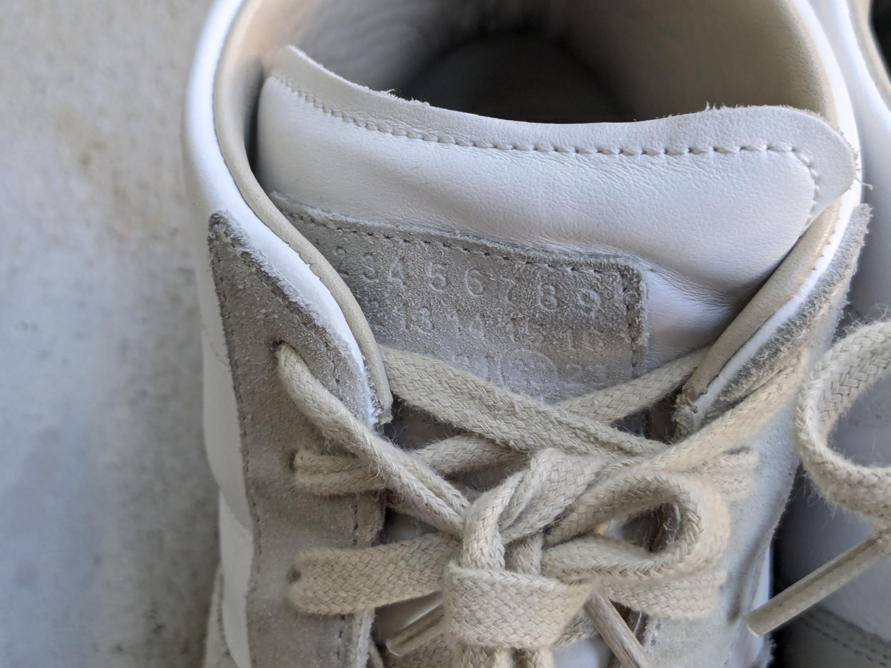 Maison Margiela Maison Margiela GAT Replica White Gray 11 44 Suede High Size US 11 / EU 44 - 3 Thumbnail