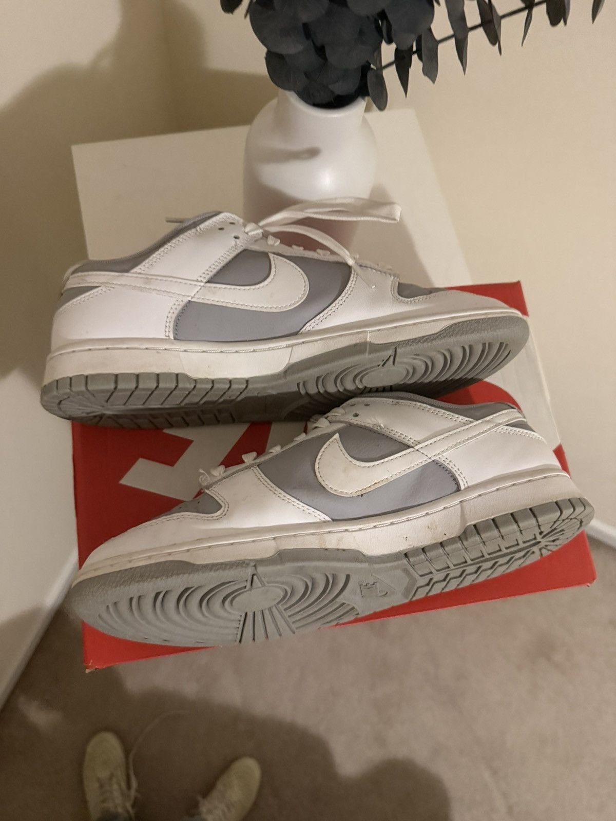 Nike Nike Dunk Wolf Grey / White sneakers Size US 10 / EU 43 - 2 Thumbnail