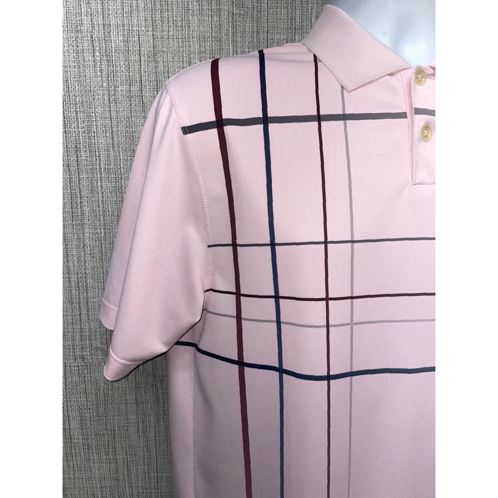 Nike NIKE GOLF Dri-Fit Pink Graphic Polo Adult Small Mens Size US S / EU 44-46 / 1 - 5 Thumbnail
