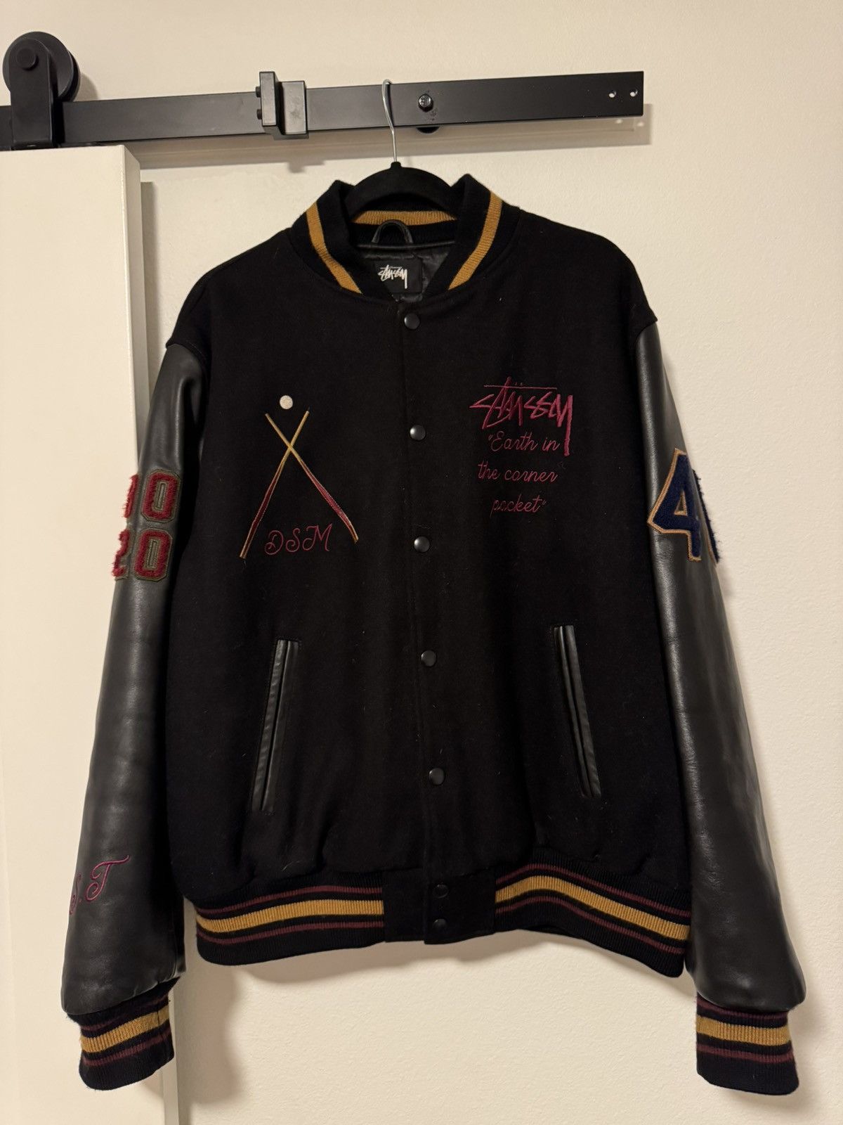 Stussy stussy ss link varsity jacket | Grailed