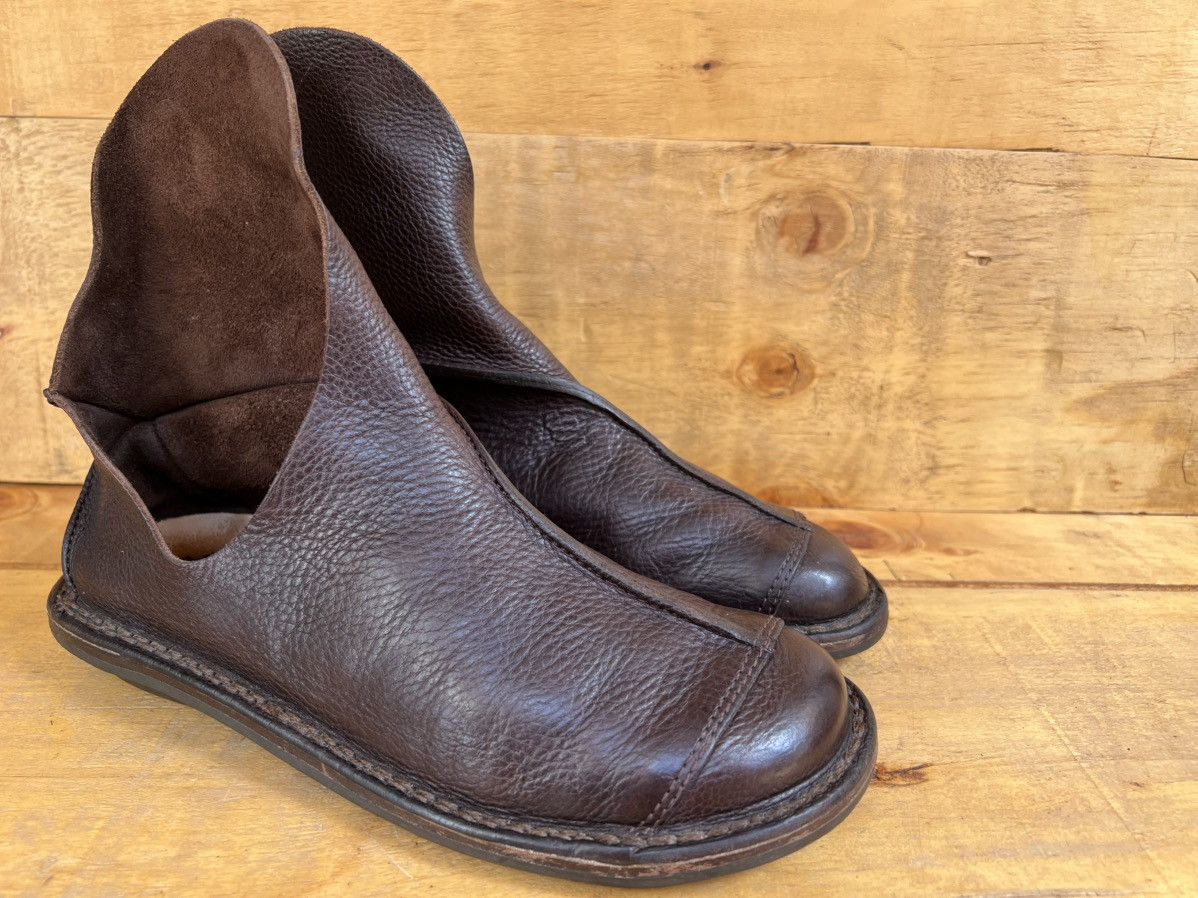 Trippen Trippen Leather Women's Brown Flat Shoes Size EU 38 / US 7 Size US 8 / IT 38 - 3 Thumbnail