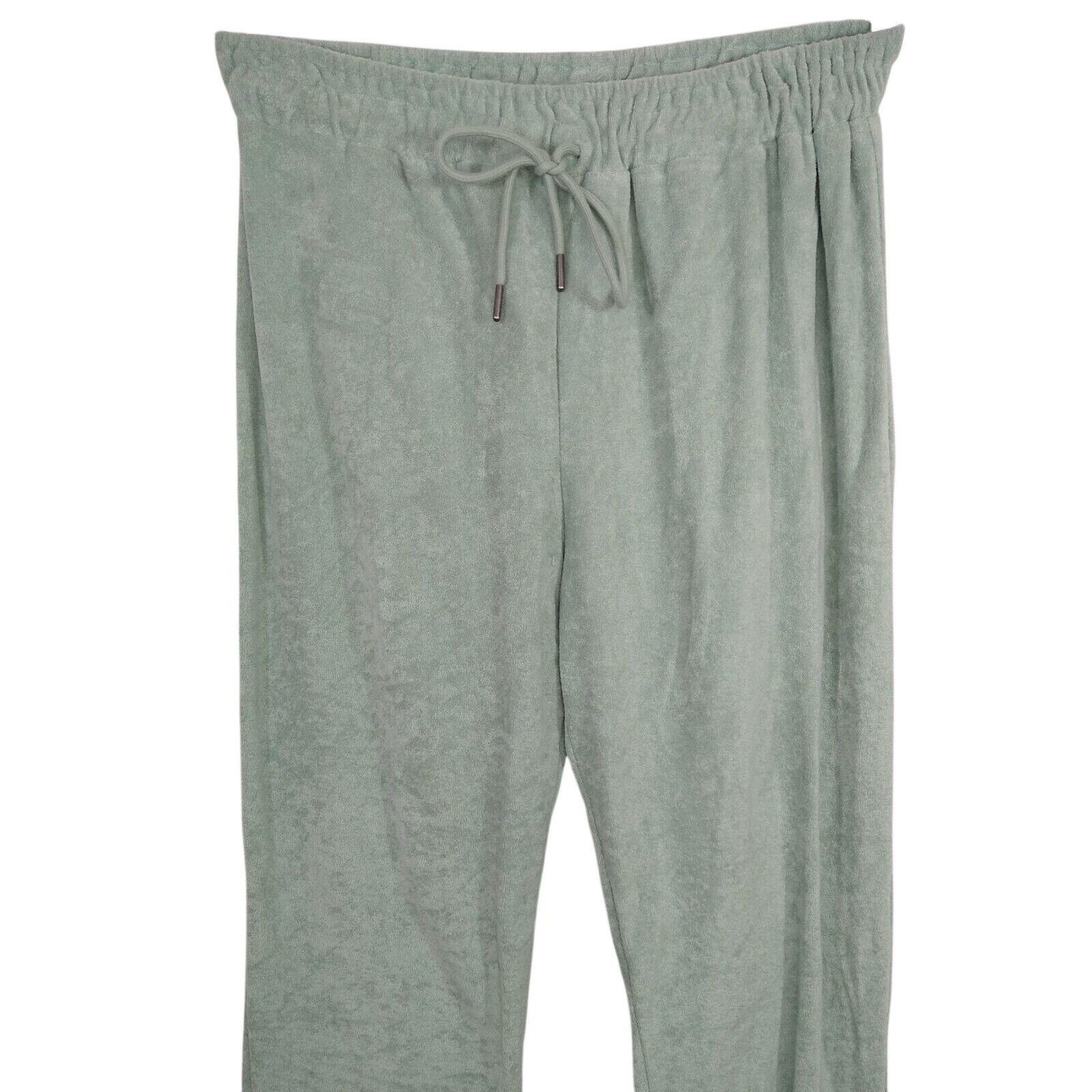 Other WAYF 98 Terry Pants Women Size L Sage Green Pull-on Size 30" / US 8 / IT 44 - 2 Thumbnail