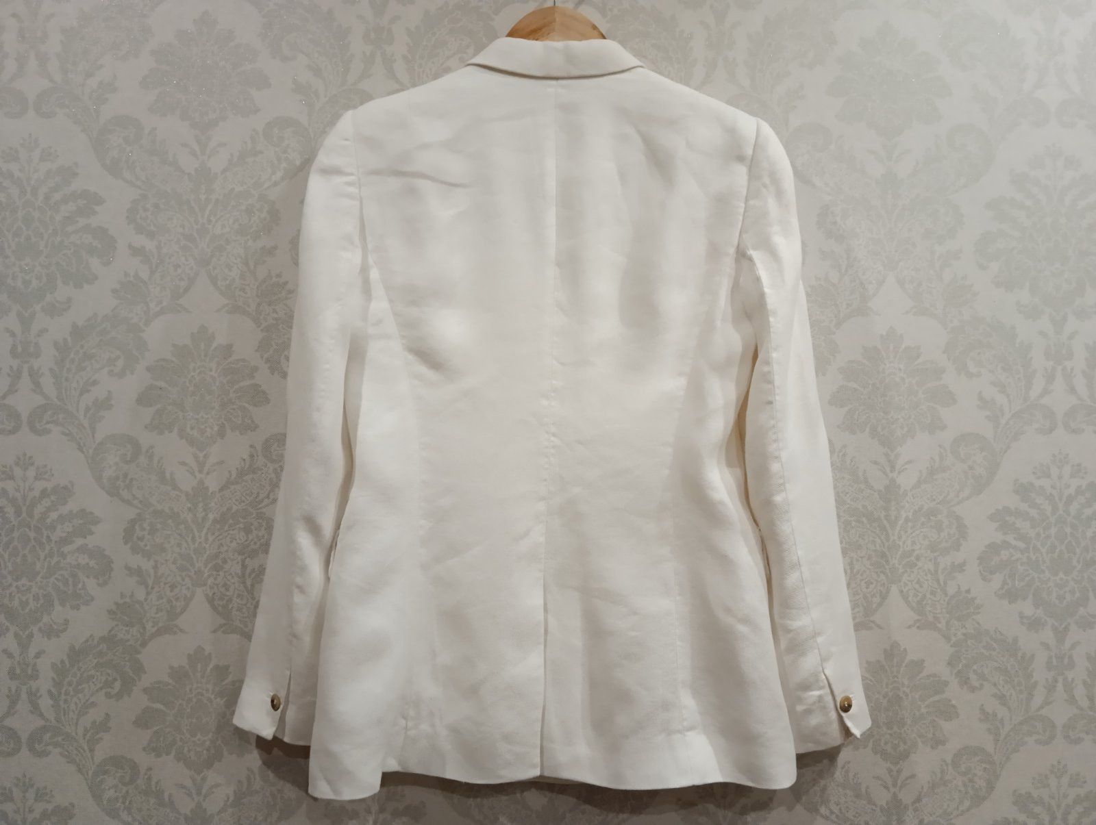 Reiss Reiss Willow Regular Linen Blend Double Breasted Blazer Size M / US 6-8 / IT 42-44 - 7 Thumbnail